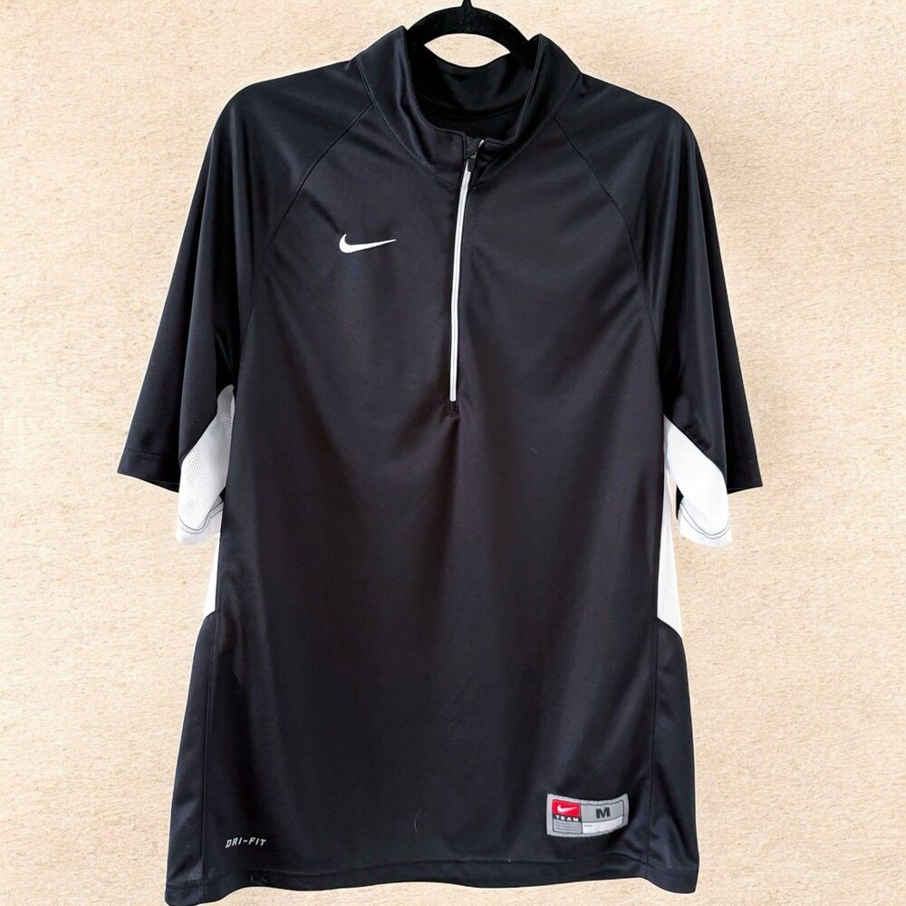 Nike Men's Team Victory Basketball Shooting Shirt Mens Size M Medium Black Golf
